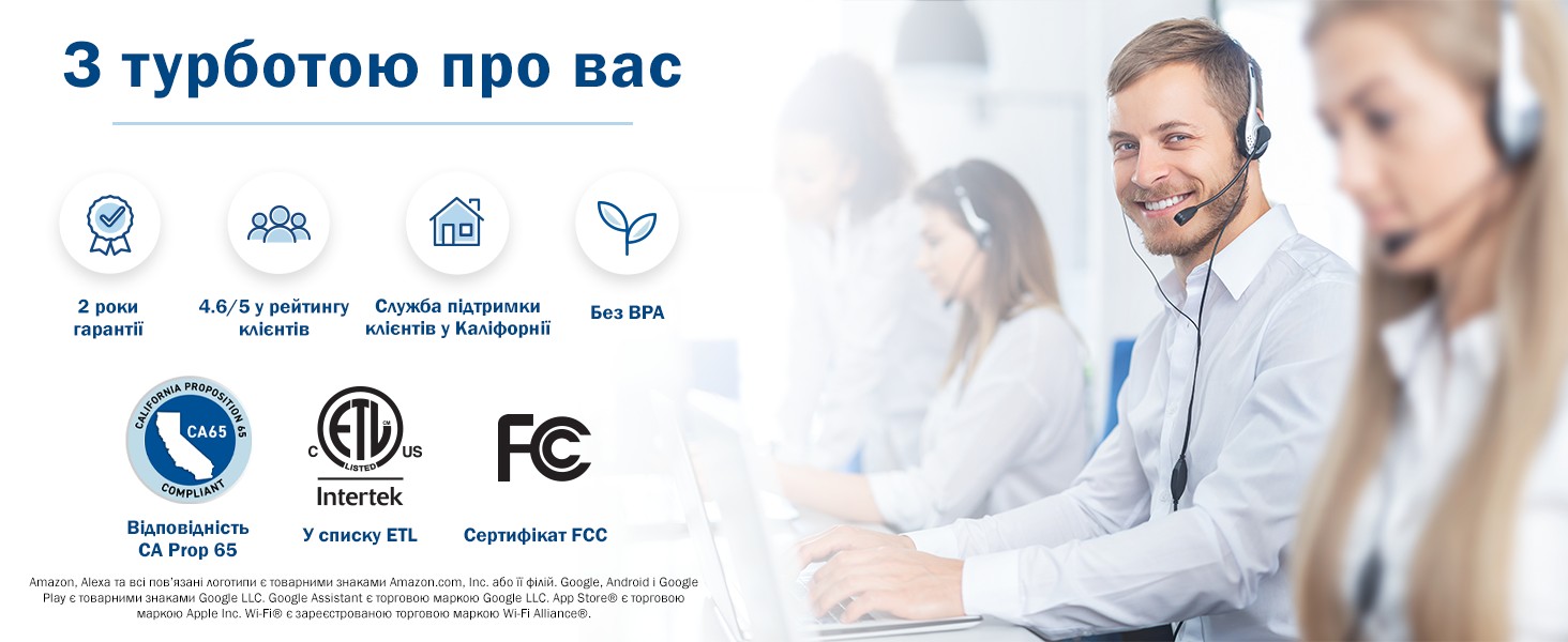 Зволожувач повітря з дистанційним керуванням Levoit CLASSIC 300S Blue