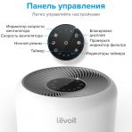 Очищувач повітря levoit CORE 300 White, 40 м², 187 м³/год, справжній HEPA-фільтр 3 в 1, активоване вугілля, датчик стану фільтра, автоматичний режим, сенсорний екран панелі керування