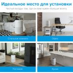 Очищувач повітря levoit CORE 300 White, 40 м², 187 м³/год, справжній HEPA-фільтр 3 в 1, активоване вугілля, датчик стану фільтра, автоматичний режим, сенсорний екран панелі керування