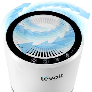 Очищувач повітря levoit lv-h132xr, справжній hepa-фільтр, резервний фільтр, 99,97% очищення, 100% без озону