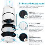 Очищувач повітря levoit lv-h132xr, справжній hepa-фільтр, резервний фільтр, 99,97% очищення, 100% без озону