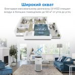 Очищувач повітря LEVOIT LV-H133-RWH, з нepa фільтром, фільтром 99,97% очищення, 100% без озону, 50 м², 400 м ³/год