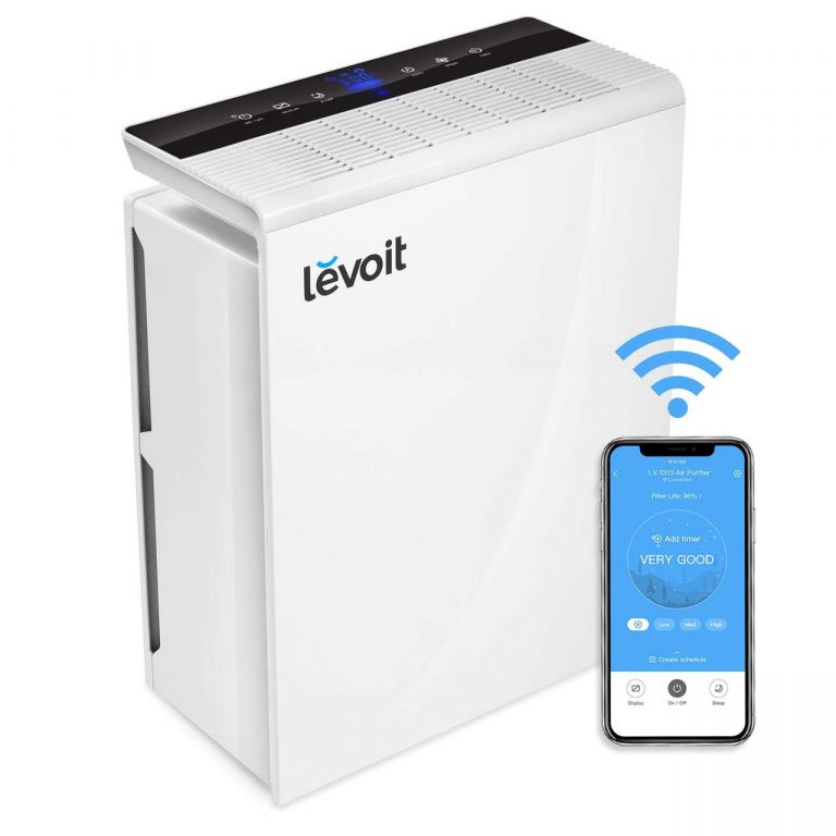 Очищувач повітря smart Levoit lV-H131S, 50 м², 230 м³/год, справжній HEPA-фільтр 3 в 1, активоване вугілля, датчик якості повітря, автоматичний режим, сенсорний екран панелі керування,+ додатковий фільтр