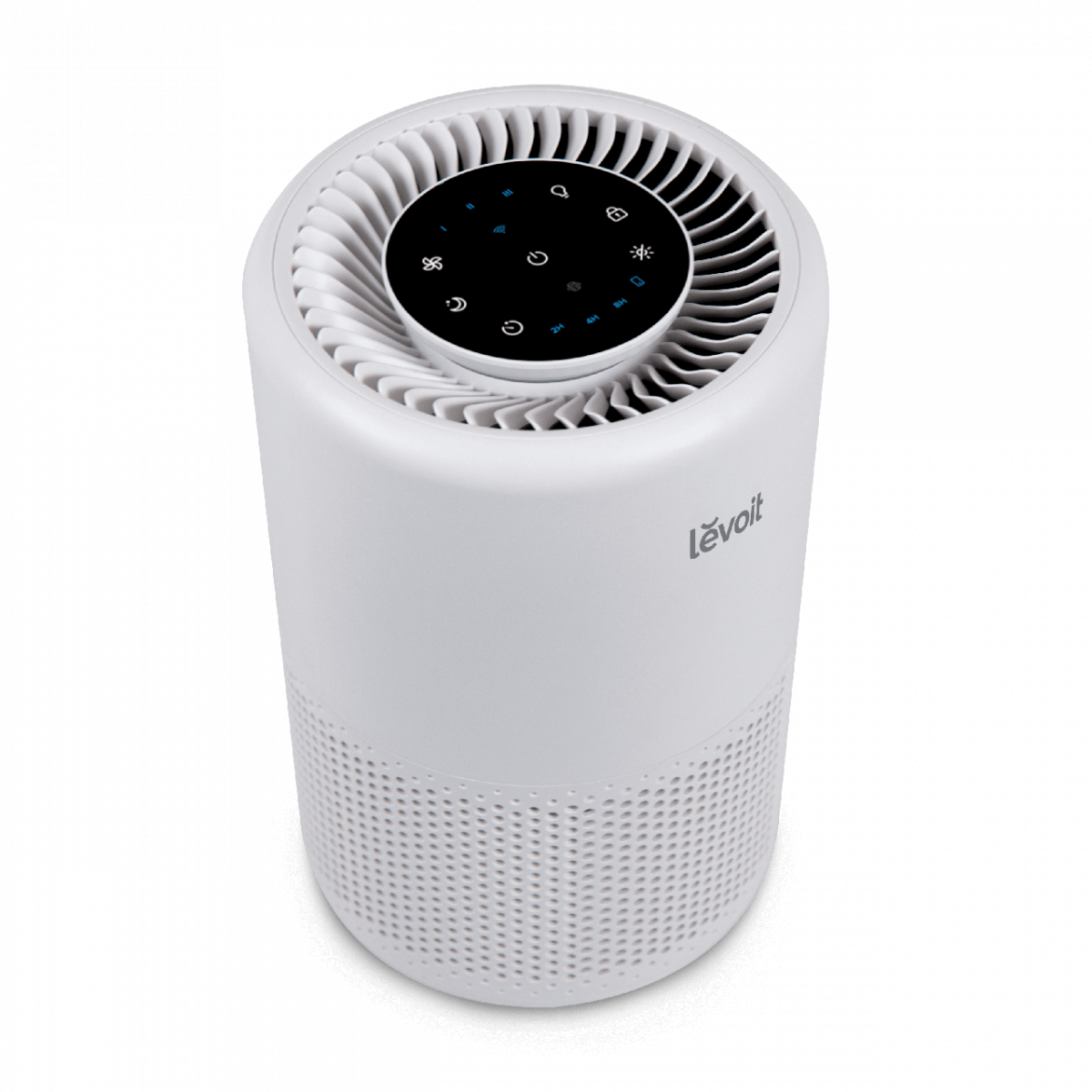Очищувач повітря Levoit Core 200S Wi-Fi, фільтр 3 в 1 True HEPA, активоване вугілля, дистанційне керування, супер тихий, сенсорний екран, Білий