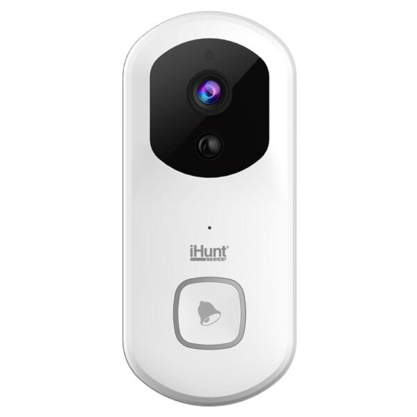 Домофон з розумною камерою iHunt Smart Doorbell WIFI White