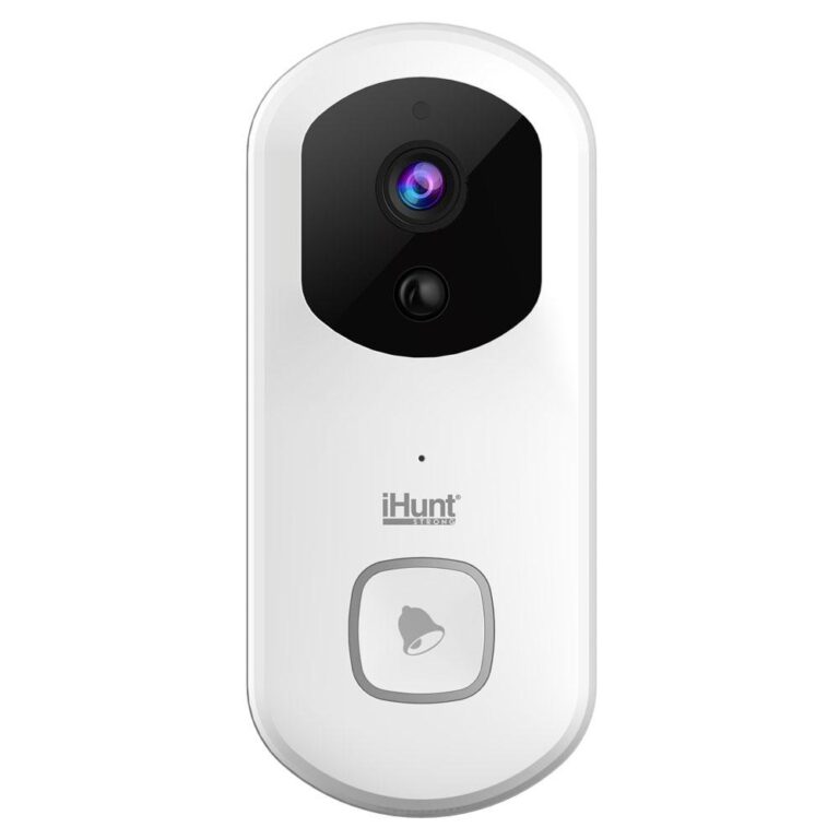 Домофон з розумною камерою iHunt Smart Doorbell WIFI White