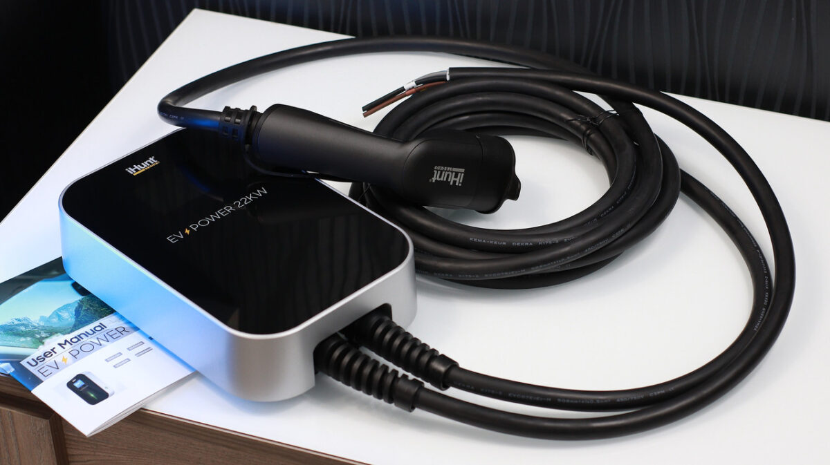 Зарядна станція для електромобілів IHunt EV POWER 22 кВт (380 В) кабель «Тип 2»