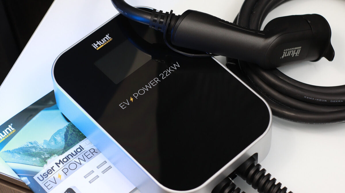 Зарядна станція для електромобілів IHunt EV POWER 22 кВт (380 В) кабель «Тип 2»