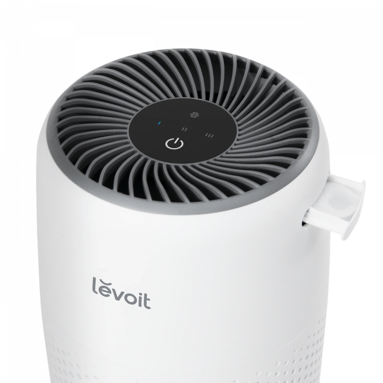 Очищувач повітря Levoit Core MINI, 16 м², 78 м³/год, справжній фільтр HEPA 3 в 1, сенсорна панель керування, білий