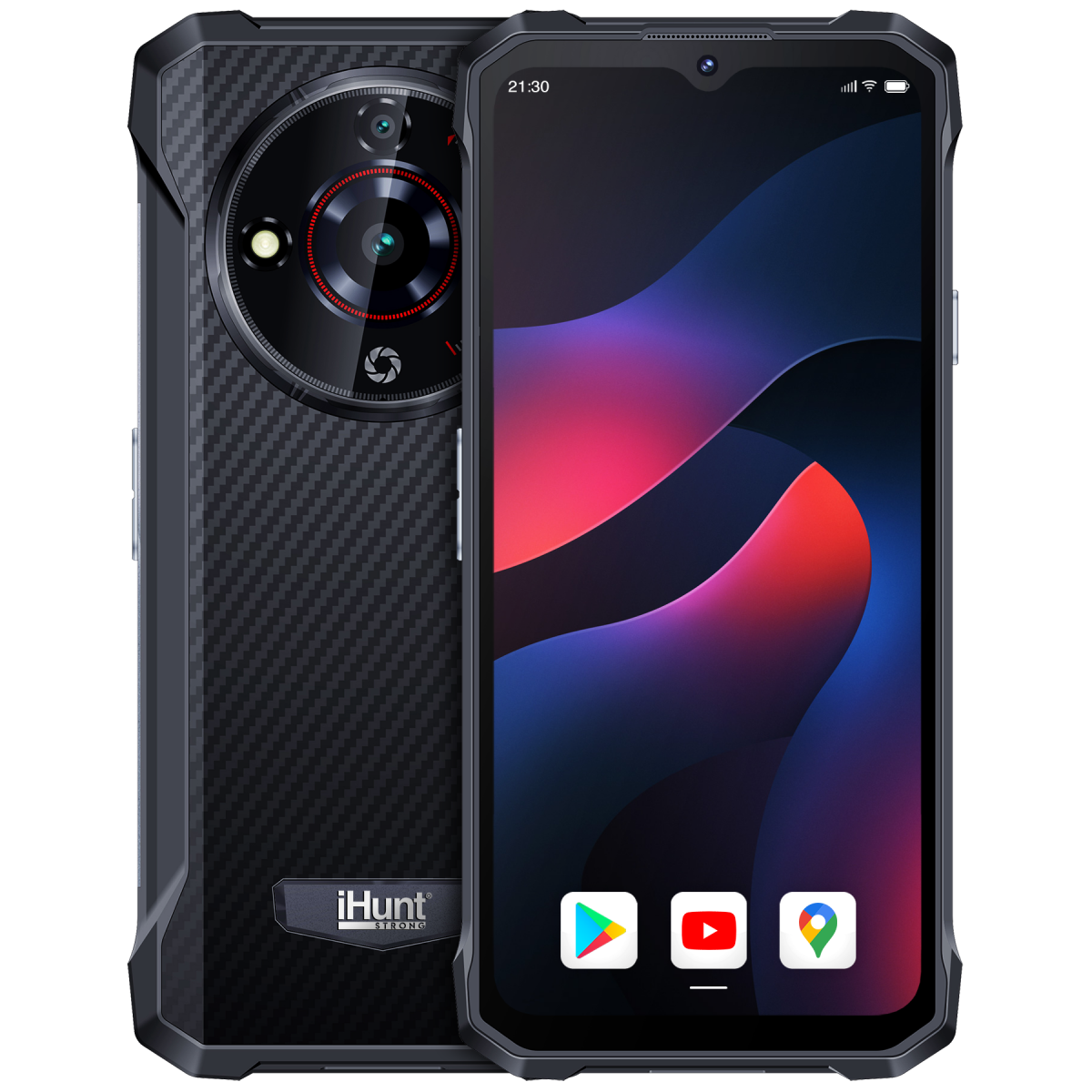Протиударний cмартфон iHunt Titan P8000 Ultra Carbon - SLIM - 8/128 Гб, 6280 мАг