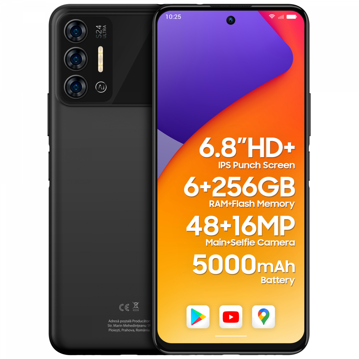 Смартфон iHunt S24 Ultra – 6/256 Гб, 5000 мАг