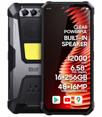 Протиударний cмартфон iHunt Titan Music P22000 ULTRA – 12000м/Аг, 16/256 Гб