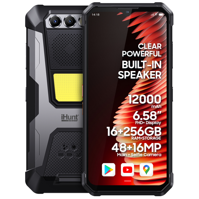 Протиударний cмартфон iHunt Titan Music P22000 ULTRA – 12000м/Аг, 16/256 Гб