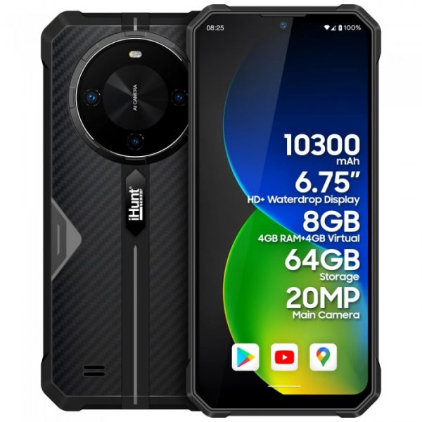 Протиударний cмартфон iHunt Titan P10000 PRO - 8/64 Гб, 10 300 мАг