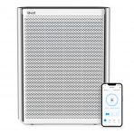 Очищувач повітря Levoit VeSync EverestAir Smart, 130 м², 612 м³/год, дистанційне керування - WI-FI, справжній HEPA-фільтр 3 в 1, активоване вугілля, датчик якості повітря, автоматичний режим, сенсорний екран панелі керування