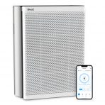 Очищувач повітря Levoit VeSync EverestAir Smart, 130 м², 612 м³/год, дистанційне керування - WI-FI, справжній HEPA-фільтр 3 в 1, активоване вугілля, датчик якості повітря, автоматичний режим, сенсорний екран панелі керування