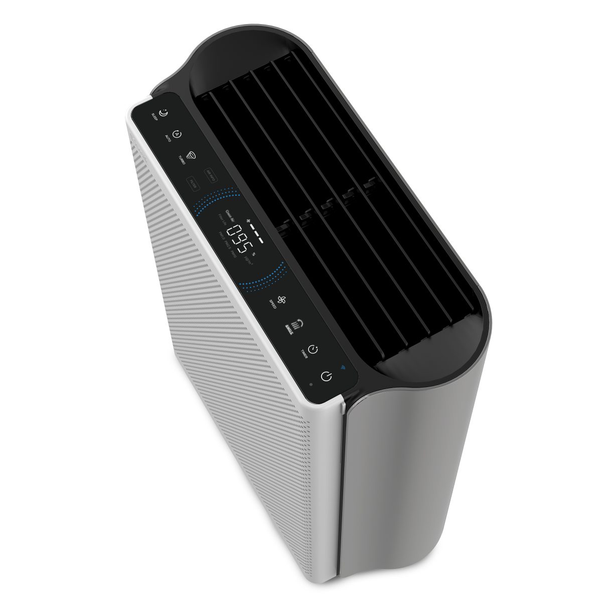 Очищувач повітря Levoit VeSync EverestAir Smart, 130 м², 612 м³/год, дистанційне керування - WI-FI, справжній HEPA-фільтр 3 в 1, активоване вугілля, датчик якості повітря, автоматичний режим, сенсорний екран панелі керування