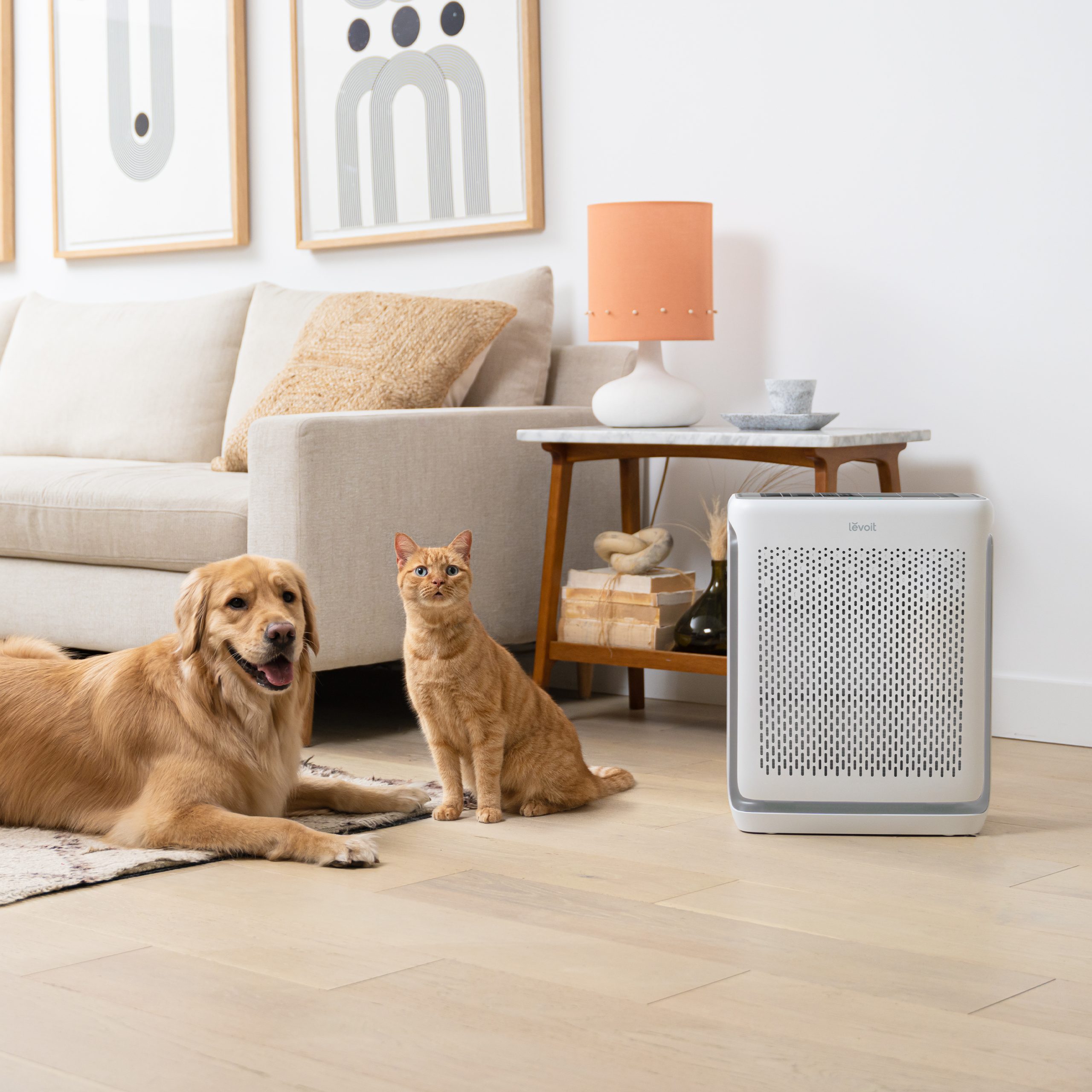 Очисник Levoit Vital 200S Pro Smart, 88 м², 416 м³/год, Wi-FI, справжній HEPA-фільтр 3 в 1, активоване вугілля, датчик якості повітря, автоматичний режим, сенсорний екран панелі керування