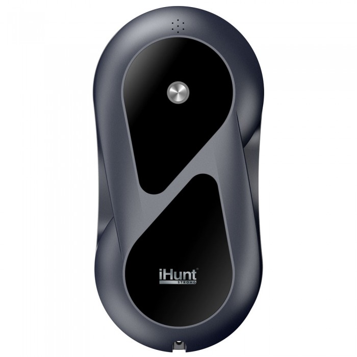 Робот для миття вікон iHunt Smart Window 5 PRO Twin Spray Black, дистанційне керування, потужність 5600 Па, подвійне розпилення води, резервуар для води
