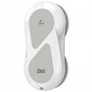 Робот для миття вікон iHunt Smart Window 5 PRO Twin Spray White, дистанційне керування, потужність 5600 Па, подвійне розпилення води, резервуар для води