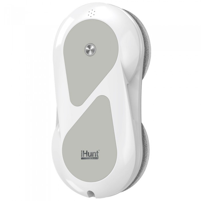 Робот для миття вікон iHunt Smart Window 5 PRO Twin Spray White, дистанційне керування, потужність 5600 Па, подвійне розпилення води, резервуар для води