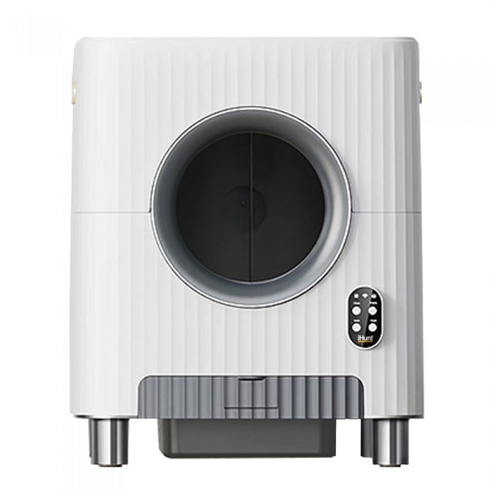 Автоматичний туалет розумний лоток для котів iHunt Smart Cat Litter V3, Wi-Fi, з сенсорами ваги та руху, дистанційне керування, система вентиляції та дезодорації