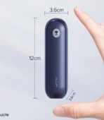 Ручний вентилятор JISULIFE Life8, 12-21 год автономності, 2000 мАг, Power Bank, LED ліхтарик, 2 швидкості, рожевий