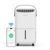 Осушувач повітря EvoAir NovaDry 12 Smart 12л/24год датчик вологості іонізація УФ-лампа сушіння одягу резервуар 2,5л білий, кремовий ремінець