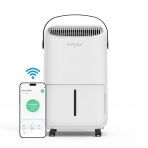Осушувач повітря EvoAir NovaDry 12 Smart 12л/24год датчик вологості іонізація УФ-лампа сушіння одягу резервуар 2,5л білий, кремовий ремінець