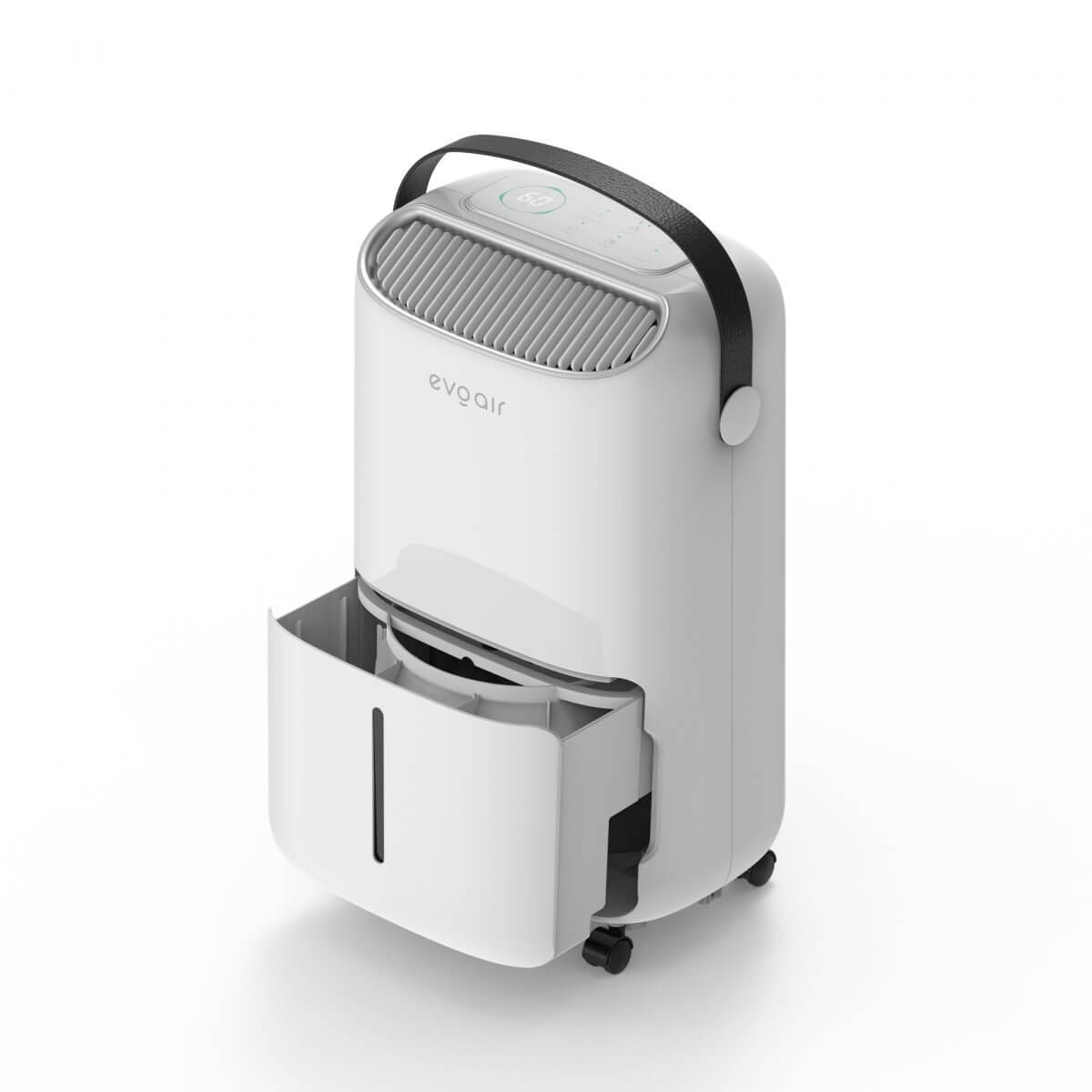 Осушувач повітря EvoAir NovaDry 12 Smart 12л/24год датчик вологості іонізація УФ-лампа сушіння одягу білий колір, чорний ремінець
