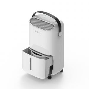 Осушувач повітря EvoAir NovaDry 12 Smart 12л/24год датчик вологості іонізація УФ-лампа сушіння одягу білий колір, чорний ремінець