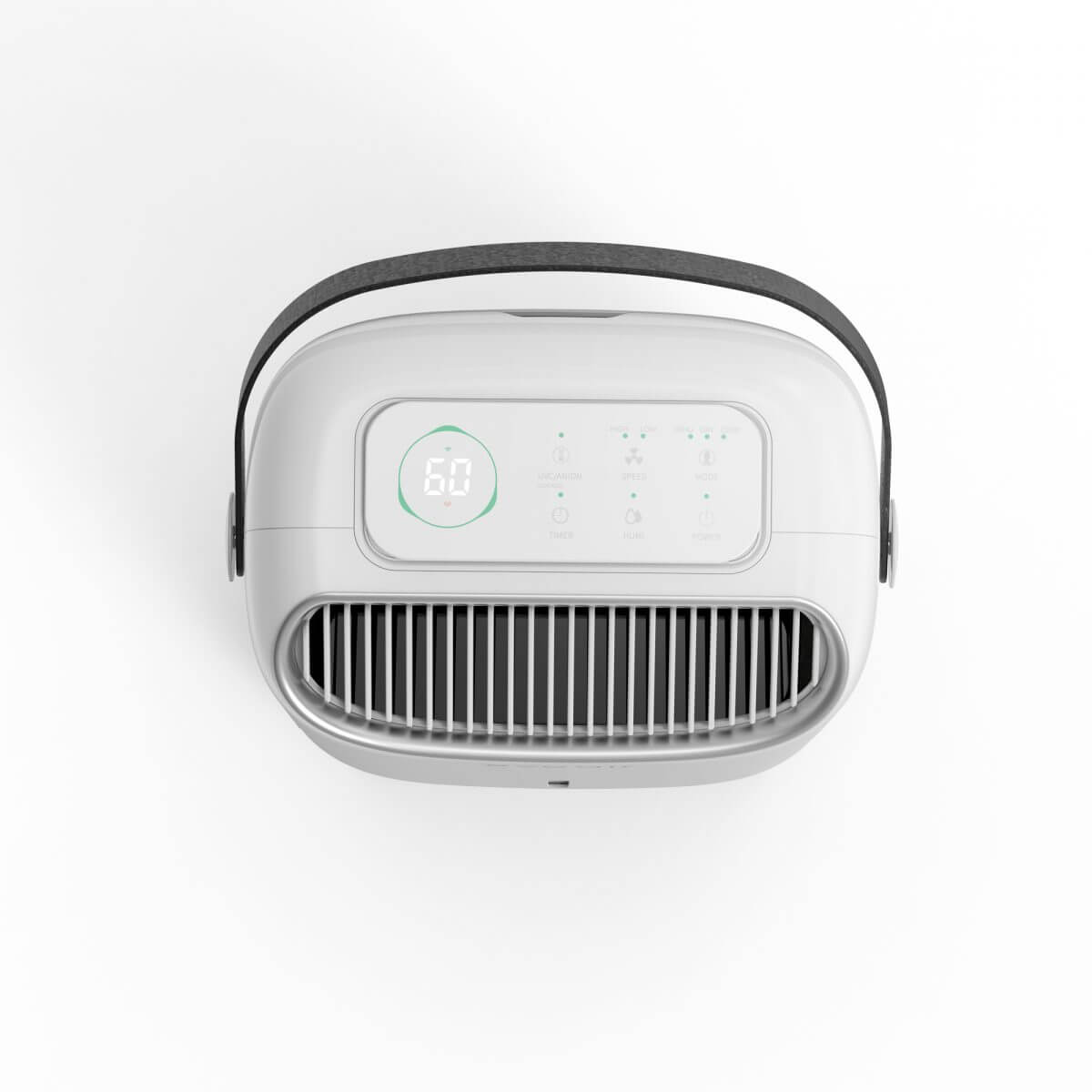 Осушувач повітря EvoAir NovaDry 12 Smart 12л/24год датчик вологості іонізація УФ-лампа сушіння одягу білий колір, чорний ремінець