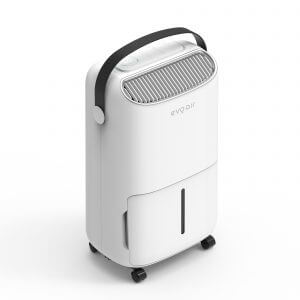 Осушувач повітря EvoAir NovaDry 12 Smart 12л/24год датчик вологості іонізація УФ-лампа сушіння одягу білий колір, чорний ремінець