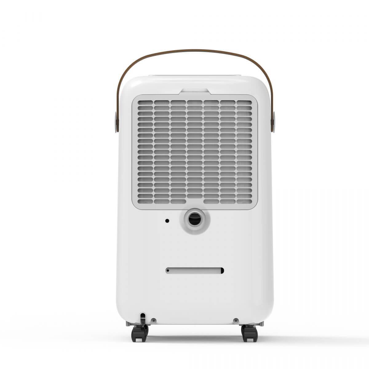 Осушувач повітря EvoAir NovaDry 12 Smart 12л/24год датчик вологості іонізація УФ-лампа сушіння одягу резервуар 2,5л білий колір, коричневий ремінець