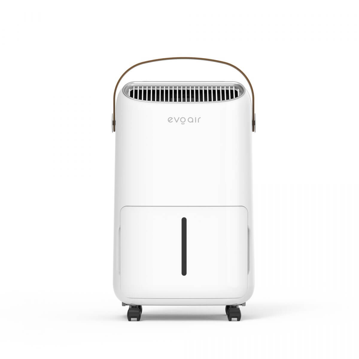 Осушувач повітря EvoAir NovaDry 12 Smart 12л/24год датчик вологості іонізація УФ-лампа сушіння одягу резервуар 2,5л білий колір, коричневий ремінець