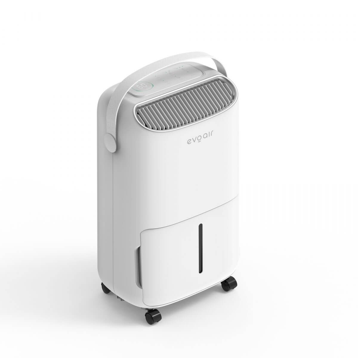 Осушувач повітря EvoAir NovaDry 12 Smart 12л/24год датчик вологості іонізація УФ-лампа сушіння одягу резервуар 2,5л білий, кремовий ремінець