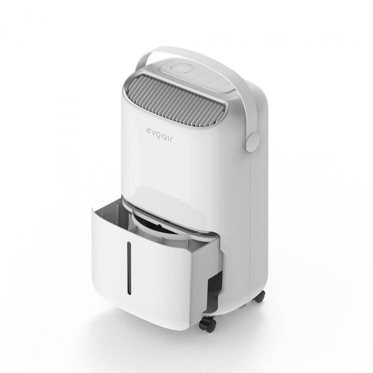 Осушувач повітря EvoAir NovaDry 12 Smart 12л/24год датчик вологості іонізація УФ-лампа сушіння одягу резервуар 2,5л білий, кремовий ремінець