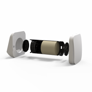 Теплорекуператор BSK Zephyr Mini, керамічний, 4 режими, реверсивний, 2 фільтри G3, Ø94, довжина 250–500 мм