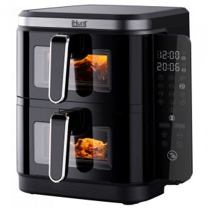 Фритюрниця з гарячим повітрям iHunt Bro Air Fryer 11L Dual Stack
