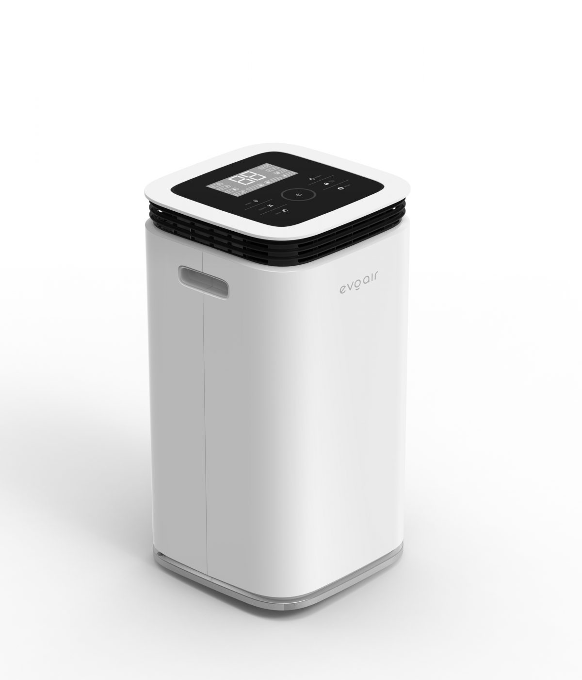 Осушувач повітря Evoair, FlexyDry 12 Smart, 12 л/24 год, датчик вологості, функція іонізації, сушіння білизни, резервуар 2,2 л