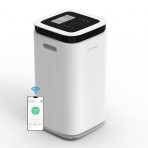 Осушувач повітря Evoair, FlexyDry 12 Smart, 12 л/24 год, датчик вологості, функція іонізації, сушіння білизни, резервуар 2,2 л