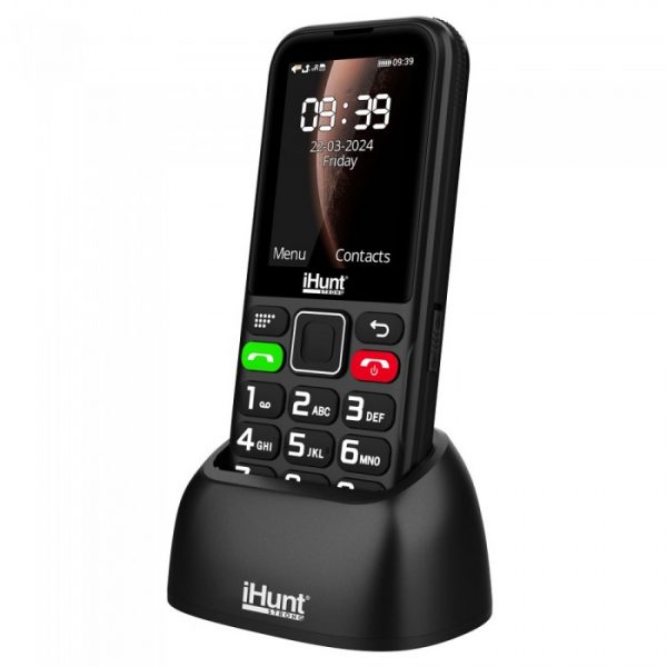 Телефон iHunt Primo 4G кнопковий з 4G/LTE, дві SIM-карти, 2.4″ екран, акумулятор 1800-2500mAh, ліхтарик, FM-радіо, Bluetooth, USB Type-C