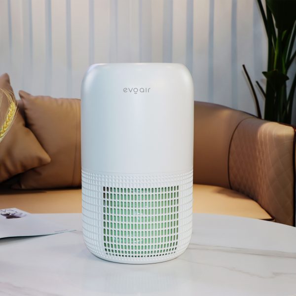 Очисник повітря Evoair Yuvo з УФ-C лампою, True HEPA фільтром, 4 швидкості, нічний режим, білий