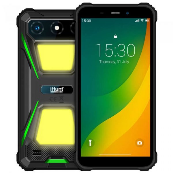 Протиударний смартфон iHunt TITAN P10000 Ultra, 16/128 Гб, 6300 мАг, IP68, 6″, HD+, з потужним ліхтариком